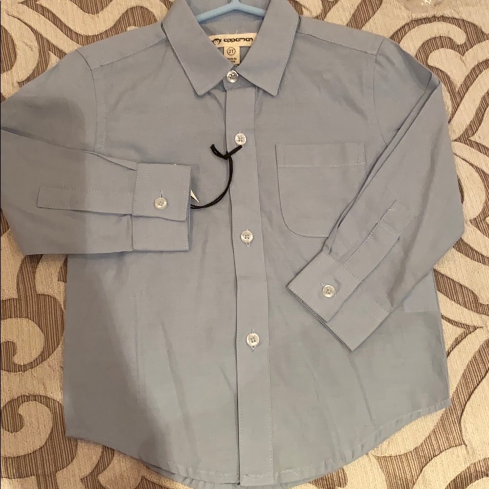 Brand new Appaman blue button down never worn